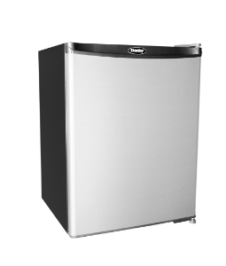 Danby® Compact All-Refrigerator, 2.2 Cu Ft, Energy Star Rated, Auto Defrost, Stainless Steel